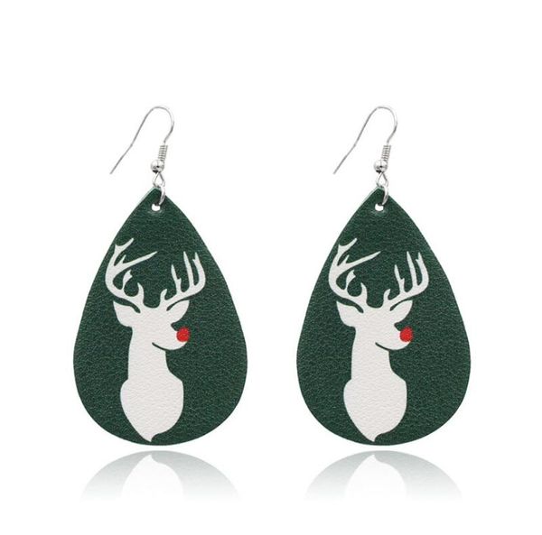 2020 new dangle drop earrings enthic bohemia christmas tree snow deer long pu leather earrings for women girl christmas gift wholesal, Silver
2020 new dangle drop earrings enthic bohemia christmas tree snow deer long pu leather earrings for women girl christmas gift wholesal, Silver