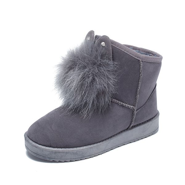 2019 new flat shoes womans booties suede round head shoes woman solid color keep warm fashion women's winter boots size 35-39, Black
2019 new flat shoes womans booties suede round head shoes woman solid color keep warm fashion women's winter boots size 35-39, Black