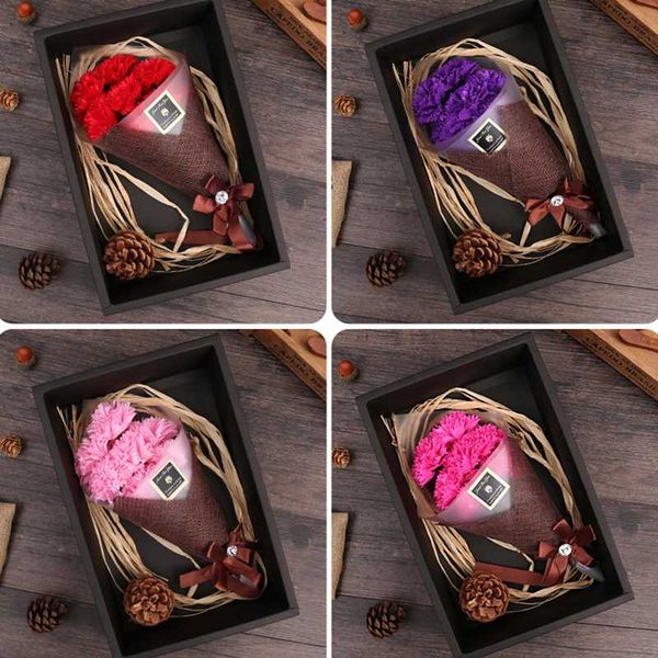 handmade soap flowers set bear gift box mother's day carnation black gift box carnation bouquet 7pcs
handmade soap flowers set bear gift box mother's day carnation black gift box carnation bouquet 7pcs