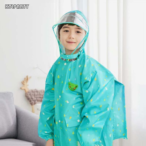 ktlparty children's environmental cartoon raincoat with a school bag seat baby boys girls student reflective rainwear poncho
ktlparty children's environmental cartoon raincoat with a school bag seat baby boys girls student reflective rainwear poncho