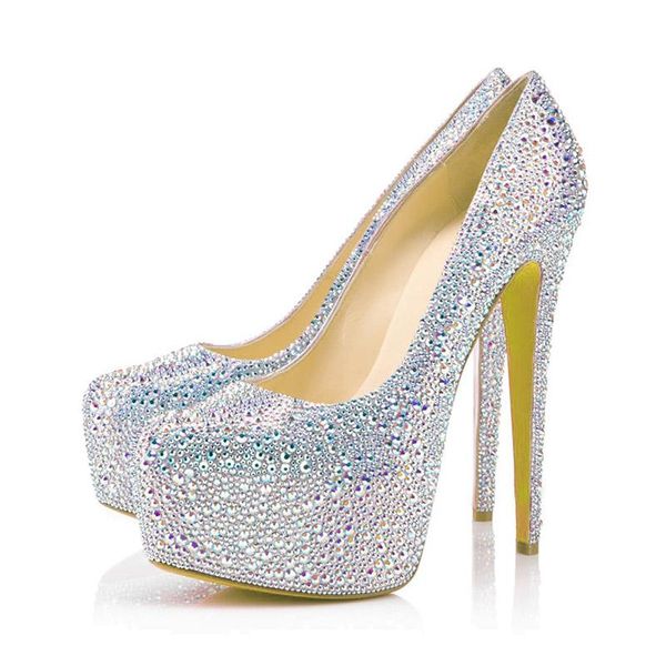 fashion designer platform pumps red rottom dress shoes rhinestone 16cm pointed toe high heels crystal wedding party shoes size 35-42, Black
fashion designer platform pumps red rottom dress shoes rhinestone 16cm pointed toe high heels crystal wedding party shoes size 35-42, Black