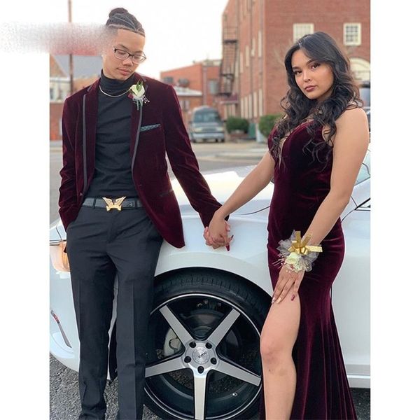 burgundy velvet long prom dresses sweetheart backless evening dresses leg slit party gown vestidos de cerimonia, Black;red
burgundy velvet long prom dresses sweetheart backless evening dresses leg slit party gown vestidos de cerimonia, Black;red