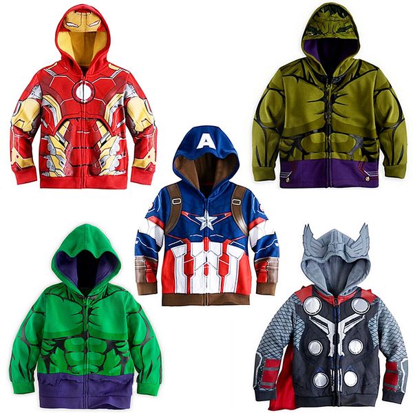 boys hoodie marvel superhero iron man thor hulk sweatshirt for boys kids cartoon jacket 3-8y, Blue;gray
boys hoodie marvel superhero iron man thor hulk sweatshirt for boys kids cartoon jacket 3-8y, Blue;gray