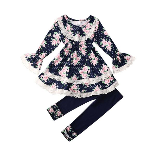 Spring 2PCS Kids Baby Girl Autumn Clothes Flower Lace Tops Dress+Pants Leggings Outfits Set
Spring 2PCS Kids Baby Girl Autumn Clothes Flower Lace Tops Dress+Pants Leggings Outfits Set