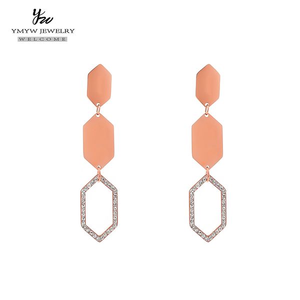 ymyw drop dangle earrings for women long geometry party jewelry 585 rose gold stainless steel earrings fashion brincos 2019, Silver
ymyw drop dangle earrings for women long geometry party jewelry 585 rose gold stainless steel earrings fashion brincos 2019, Silver