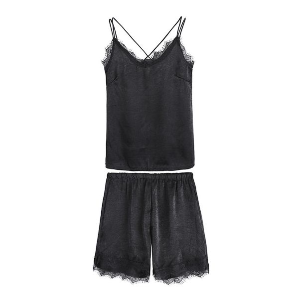 lady leopard satin sling pajama set clothing women homewear indoor clothing lady lovely cute pajamas for women sleepwar, Black;red 
lady leopard satin sling pajama set clothing women homewear indoor clothing lady lovely cute pajamas for women sleepwar, Black;red