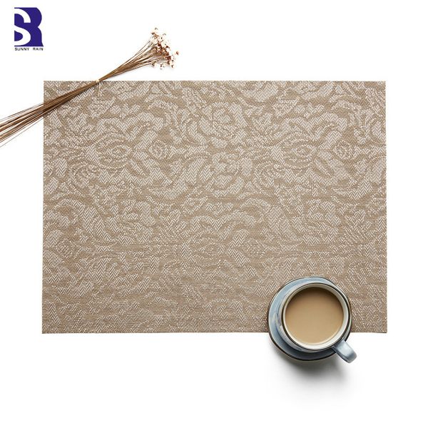 sunnyrain 6-piece luxury table setting placemat rectangle place mats waterproof insulation mat
sunnyrain 6-piece luxury table setting placemat rectangle place mats waterproof insulation mat