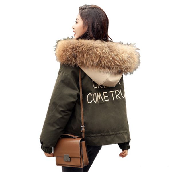 women winter parkas new fashion thick warm letter printed coat female plus size loose casual outwear coats, Black
women winter parkas new fashion thick warm letter printed coat female plus size loose casual outwear coats, Black