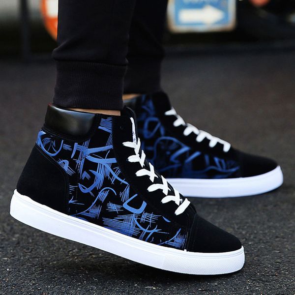 men shoes 2019 new men casual shoes high sneakers lace up tenis masculino sneakers footwear canvas male masculinas, Black
men shoes 2019 new men casual shoes high sneakers lace up tenis masculino sneakers footwear canvas male masculinas, Black
