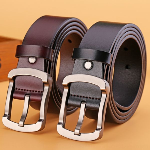 kale wansheng men's pin pin buckle whole leather leather youth business belt men's belt, Black;brown
kale wansheng men's pin pin buckle whole leather leather youth business belt men's belt, Black;brown