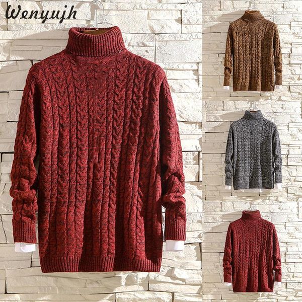 wenyujh 2019 men's slim long sleeve pullovers knitted sweater turtleneck men pull homme new casual autumn winter jumper, White;black
wenyujh 2019 men's slim long sleeve pullovers knitted sweater turtleneck men pull homme new casual autumn winter jumper, White;black