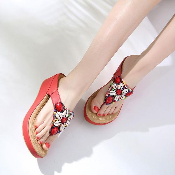 bohemia summer flip flops women slippers ladies pearl woman shoes wedges sandals beach flops flip shoes zapatos de mujer#y3, Black
bohemia summer flip flops women slippers ladies pearl woman shoes wedges sandals beach flops flip shoes zapatos de mujer#y3, Black