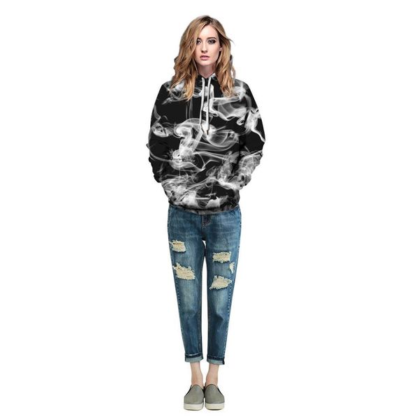 women pullover hooded sweatshirts 3d digital printed hoodies with big pocket sweaters spring autumn long sleeve couple outerwear, Black
women pullover hooded sweatshirts 3d digital printed hoodies with big pocket sweaters spring autumn long sleeve couple outerwear, Black