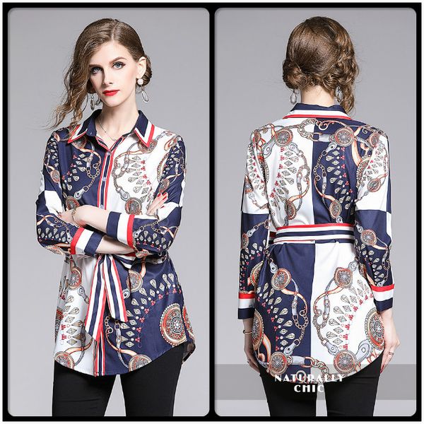 luxury fashion spring fall printed long shirts runway women's long sleeve blouses office lady business slim stylish shirt, White
luxury fashion spring fall printed long shirts runway women's long sleeve blouses office lady business slim stylish shirt, White