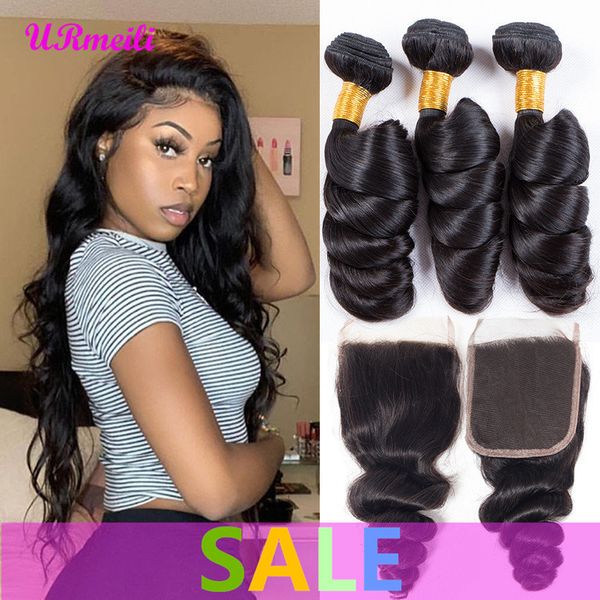 loose wave human hair bundles with closure 3/4 bundles brazilian hair weave 4 pc remy human hair bundles with closure, Black;brown
loose wave human hair bundles with closure 3/4 bundles brazilian hair weave 4 pc remy human hair bundles with closure, Black;brown