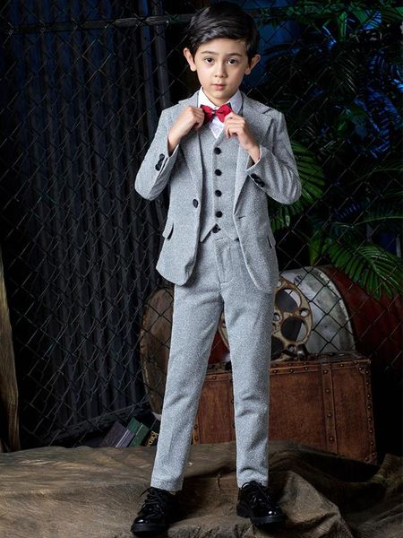 suits yuanlu 2021 boys blazer coat formal costume vest pants wedding party piano toddler clothes shiny silver, Black
suits yuanlu 2021 boys blazer coat formal costume vest pants wedding party piano toddler clothes shiny silver, Black