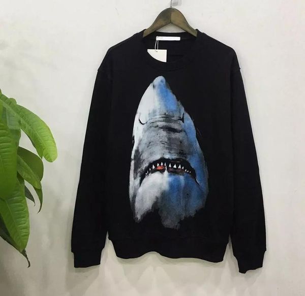 19 mens hoodie 19fw giv new enchy cotton men women pullover luxury classic shark print hoodie trendy round neck sweater, Black
19 mens hoodie 19fw giv new enchy cotton men women pullover luxury classic shark print hoodie trendy round neck sweater, Black