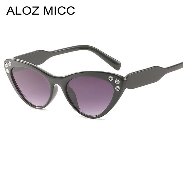 aloz micc new women cat eye sunglasses brand designer luxury diamond sun glasses female vintage lady eyewear a390, White;black
aloz micc new women cat eye sunglasses brand designer luxury diamond sun glasses female vintage lady eyewear a390, White;black