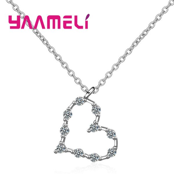 sweet romantic style heart sparking setting round cubic zirconia 925 sterling silver necklace surprise gifts women gift
sweet romantic style heart sparking setting round cubic zirconia 925 sterling silver necklace surprise gifts women gift