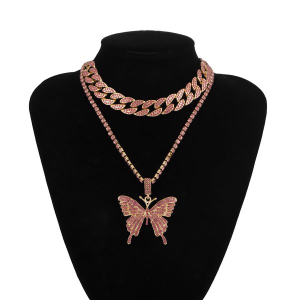 butterfly necklace jewelry link chain butterfly ornaments exaggerated micro-inlaid rhinestone geometric ornaments women's suit cub, Silver
butterfly necklace jewelry link chain butterfly ornaments exaggerated micro-inlaid rhinestone geometric ornaments women's suit cub, Silver