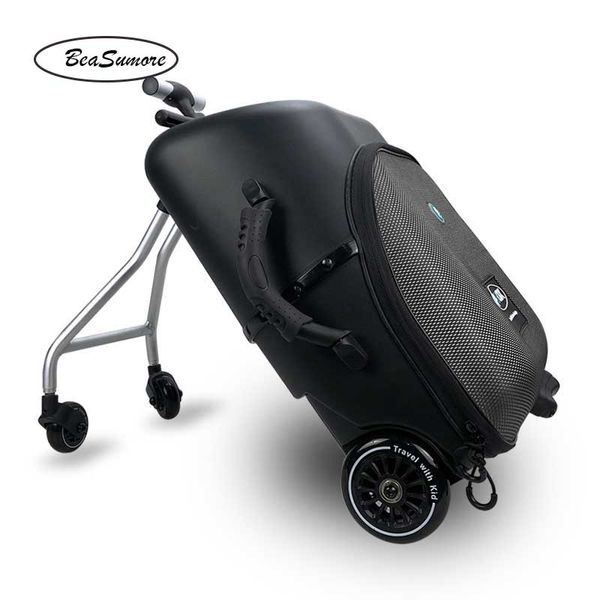 beasumore originality scooter rolling luggage children can ride suitcase wheels 20 inch student multi-function carry ons trolley
beasumore originality scooter rolling luggage children can ride suitcase wheels 20 inch student multi-function carry ons trolley