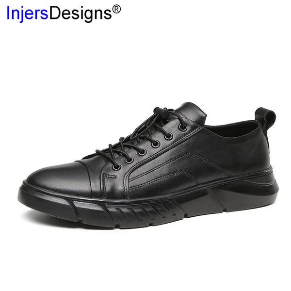genuine leather casual shoes men flats warm men's trainers shoes soft comfortable lace up sneakers plus size 38-48, Black
genuine leather casual shoes men flats warm men's trainers shoes soft comfortable lace up sneakers plus size 38-48, Black