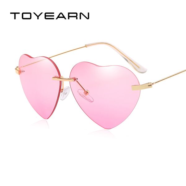 toyearn vintage love heart sunglasses women fashion brand designer retro rimless gradient sun glasses female oculos de sol
toyearn vintage love heart sunglasses women fashion brand designer retro rimless gradient sun glasses female oculos de sol