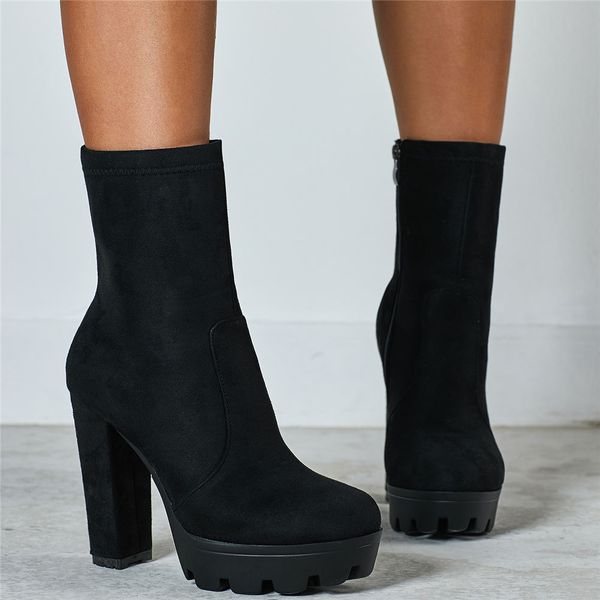 doratasia 2020 ins big size 42 high heels women shoes woman elastic boots fashion platform black ankle boots female
doratasia 2020 ins big size 42 high heels women shoes woman elastic boots fashion platform black ankle boots female