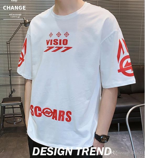 2020 summer new half-sleeved t-shirt men's shirt wholesale fashion round neck cotton short-sleeved t-shirt men's tide, White;black
2020 summer new half-sleeved t-shirt men's shirt wholesale fashion round neck cotton short-sleeved t-shirt men's tide, White;black