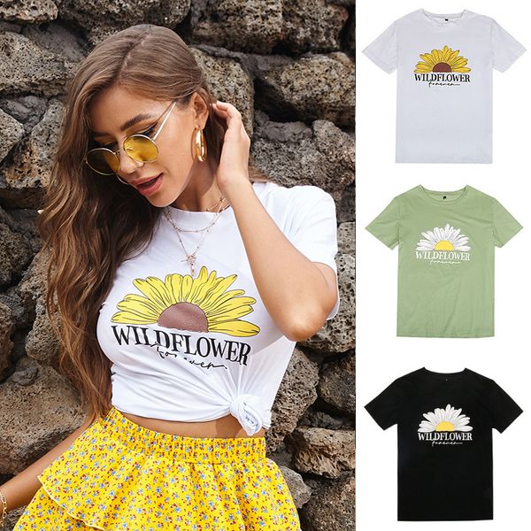 круглый шеи daisy футболка женская печатается с коротким рукавом повседневная простой сыпучие мода новый стиль 2020 лето, White
круглый шеи daisy футболка женская печатается с коротким рукавом повседневная простой сыпучие мода новый стиль 2020 лето, White