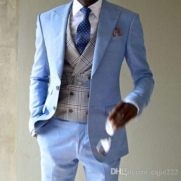 new two button blue groom tuxedos peak lapel groomsmen mens wedding business prom suits (jacket+pants+vest+tie) 220, Black;gray
new two button blue groom tuxedos peak lapel groomsmen mens wedding business prom suits (jacket+pants+vest+tie) 220, Black;gray