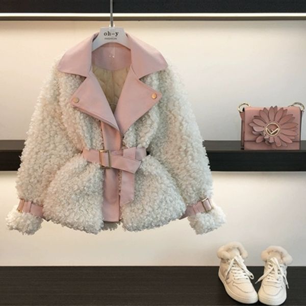2019 warm coat women lamb fur coat wear jacket winter new loose down jacket korean fashion, Black
2019 warm coat women lamb fur coat wear jacket winter new loose down jacket korean fashion, Black