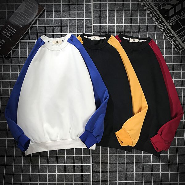 autumn men's sweatshirts fashion patchwork men's sweatshirts o-neck long sleeve pullover clothing, Black
autumn men's sweatshirts fashion patchwork men's sweatshirts o-neck long sleeve pullover clothing, Black