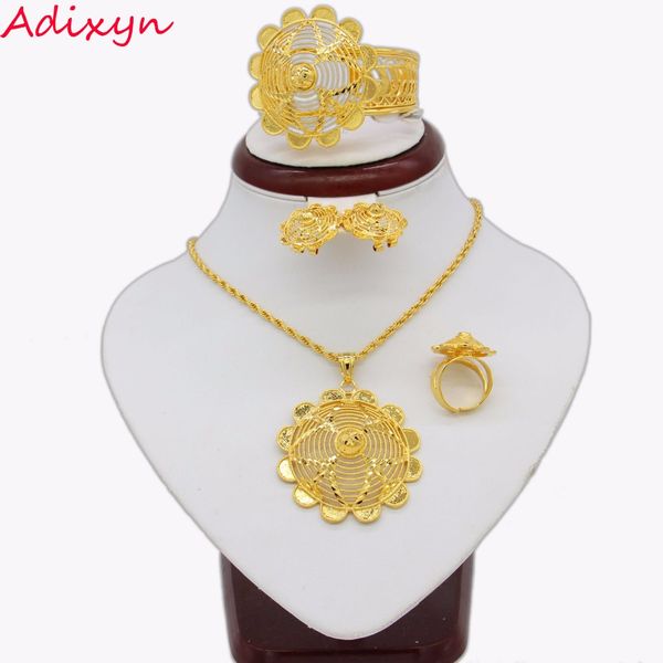 adixyn new flower desigh ethiopian jewelry sets for women gold color & copper african eritrean habesha big size wedding gifts, Slivery;golden
adixyn new flower desigh ethiopian jewelry sets for women gold color & copper african eritrean habesha big size wedding gifts, Slivery;golden