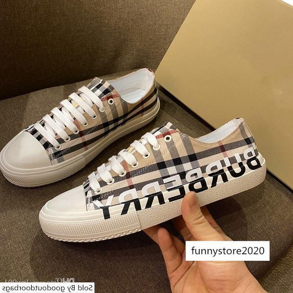 new print vintage check cotton luxury men s sneakers fashion casual designer shoes lace canvas
new print vintage check cotton luxury men s sneakers fashion casual designer shoes lace canvas