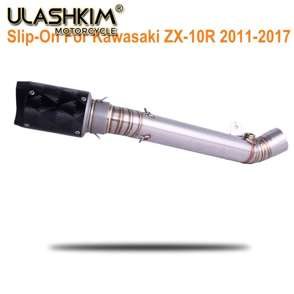 zx10r zx-10r motorcycle exhaust muffler escape bend middle link pipe slip on full system for zx10r zx-10r 2011 to 2017
zx10r zx-10r motorcycle exhaust muffler escape bend middle link pipe slip on full system for zx10r zx-10r 2011 to 2017