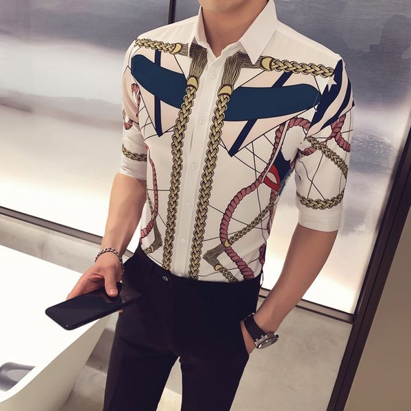 мода печати рубашка мужчины 2020 лето повседневная slim fit уличная социальная рубашка camisa masculina ночной клуб бар blusa homme, White;black
мода печати рубашка мужчины 2020 лето повседневная slim fit уличная социальная рубашка camisa masculina ночной клуб бар blusa homme, White;black