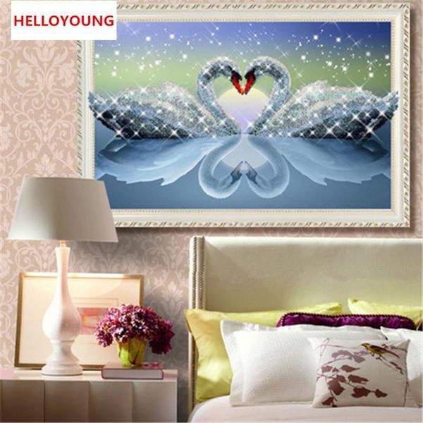 5d diy round diamond painting cross stitch kit swan soulmate home decoration living room rhinestone embroidery
5d diy round diamond painting cross stitch kit swan soulmate home decoration living room rhinestone embroidery
