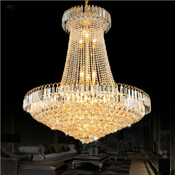luxury golden crystal chandelier light stair light led flush chandelier lustres de cristais lustre cristal diameter 40 60 80cm
luxury golden crystal chandelier light stair light led flush chandelier lustres de cristais lustre cristal diameter 40 60 80cm