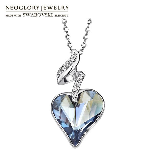 neoglory austria crystal & czech rhinestone love heart charm pendant long necklace elegant romantic holiday valentine's gift cj191224, Silver
neoglory austria crystal & czech rhinestone love heart charm pendant long necklace elegant romantic holiday valentine's gift cj191224, Silver