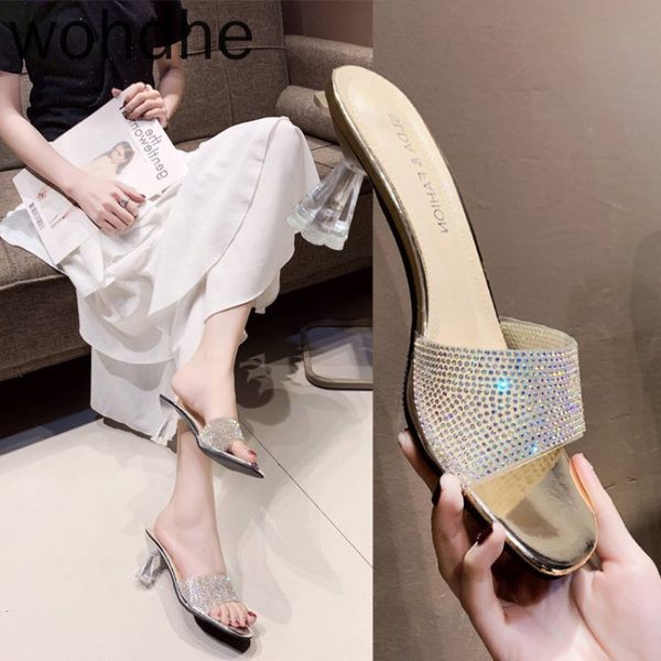 new nude diamond upper women slippers square toe clear high heels women transparent flip flop slippers outdoor home, Black
new nude diamond upper women slippers square toe clear high heels women transparent flip flop slippers outdoor home, Black