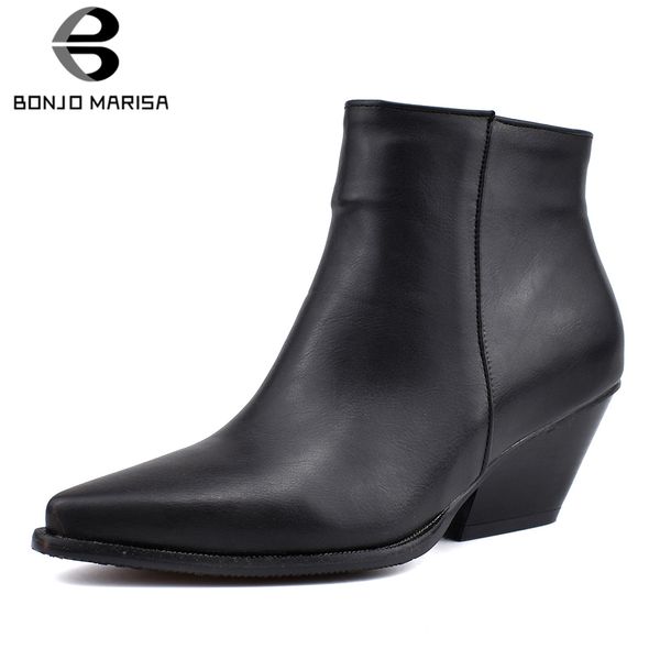 bonjomarisa 34-48 brand designer black booties lady pointed toe add fur ankle boots women 2019 winter warm med heels shoes woman
bonjomarisa 34-48 brand designer black booties lady pointed toe add fur ankle boots women 2019 winter warm med heels shoes woman