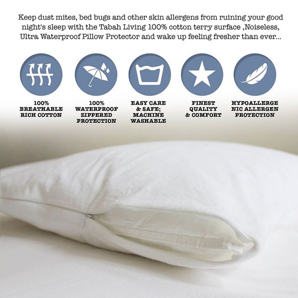 queen size 21*31" 100% waterproof pillow protector hypoallergenic breathable zipper closure machine wash pillow case
queen size 21*31" 100% waterproof pillow protector hypoallergenic breathable zipper closure machine wash pillow case