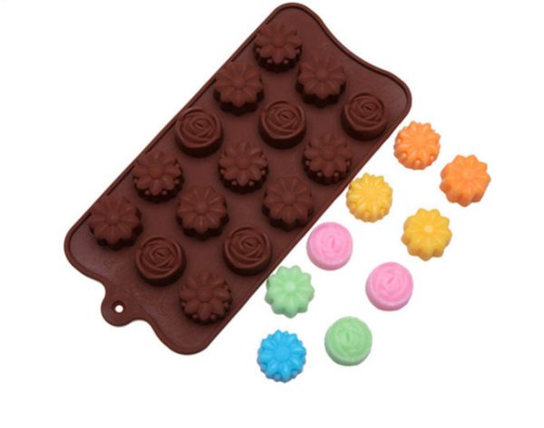 the latest baking utensils 15 grid even three-dimensional small flower silicone chocolate mold diy handmade baking mold ice grid mold
the latest baking utensils 15 grid even three-dimensional small flower silicone chocolate mold diy handmade baking mold ice grid mold