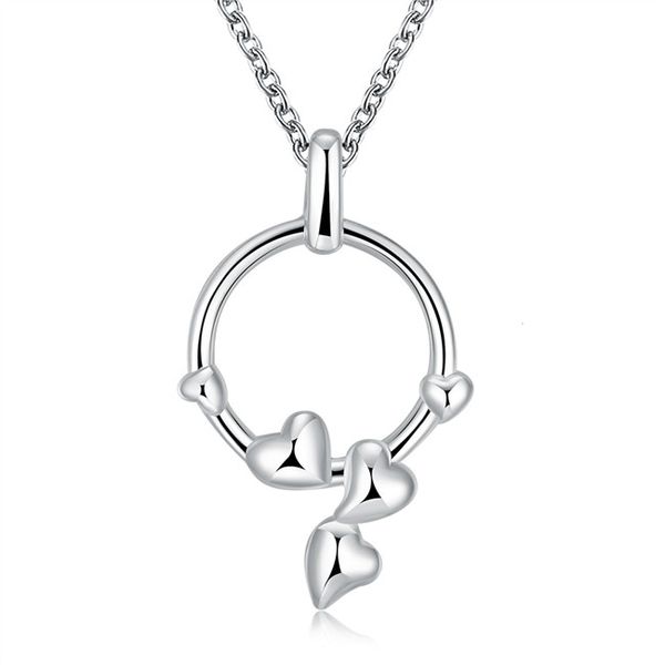 gift heart sterling silver plated jewelry necklace for women wn724,nice 925 silver pendant necklaces with chain
gift heart sterling silver plated jewelry necklace for women wn724,nice 925 silver pendant necklaces with chain