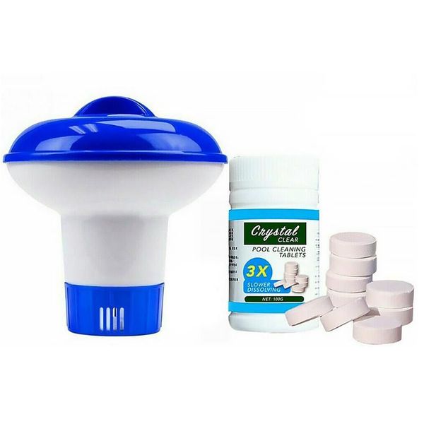 pool & accessories swimming water cleaning effervescent tablets set dispenser container kit
pool & accessories swimming water cleaning effervescent tablets set dispenser container kit