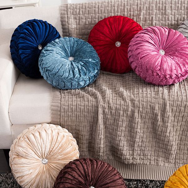 round pumpkin throw pillow velvet pleated couch cushion floor pillow for sofa chair bed car home decoration p666
round pumpkin throw pillow velvet pleated couch cushion floor pillow for sofa chair bed car home decoration p666
