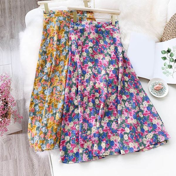 flower print hem women's long skirt a-line elastic high waist floral female maxi skirts 2020 summer casual loose ladies bottom, Black
flower print hem women's long skirt a-line elastic high waist floral female maxi skirts 2020 summer casual loose ladies bottom, Black