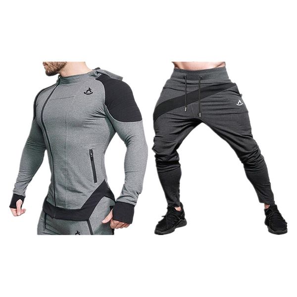 2019 sweatshirts, pants, men's suits, gyms, jogging, suits, fitness, training, jogging, weight loss, sweating, sauna, sportswear, Gray 
2019 sweatshirts, pants, men's suits, gyms, jogging, suits, fitness, training, jogging, weight loss, sweating, sauna, sportswear, Gray