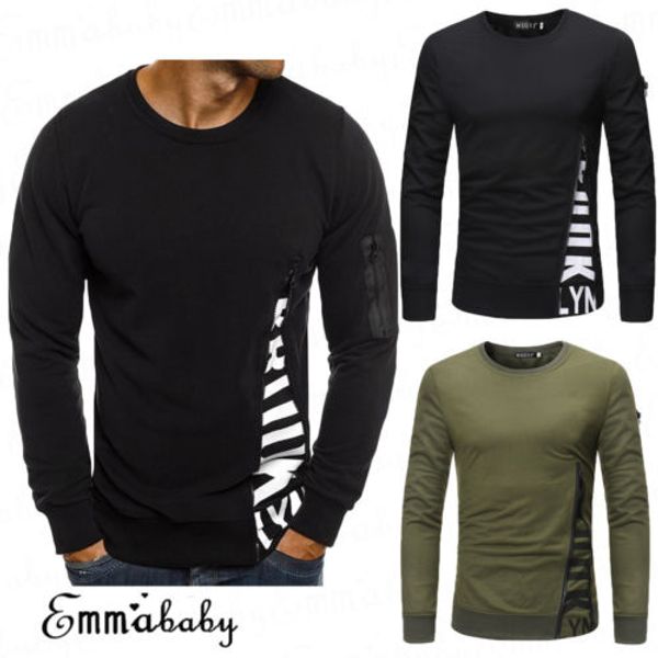 2018 brand new men's slim fit zipper long sleeve slim shirt casual pullover tee shirt, White;black
2018 brand new men's slim fit zipper long sleeve slim shirt casual pullover tee shirt, White;black